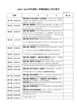 郯城一中政教处2018—2019学年第二学期工作行事历2019.2
