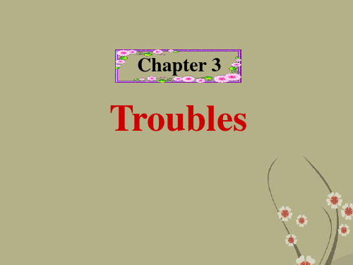 七年级英语上册《Chapter3 Troubles Writing》课件 牛津版
