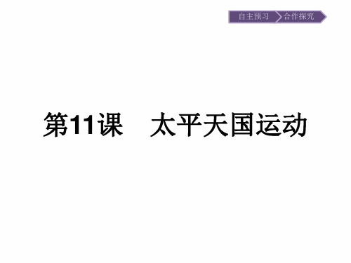 历史高中人教必修1课件：第11课 太平天国运动 