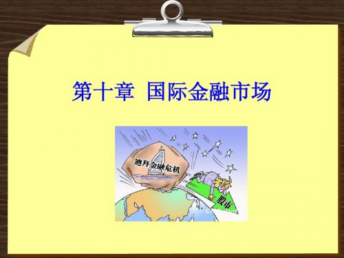 金融学第十章国际金融市场简明教程PPT课件