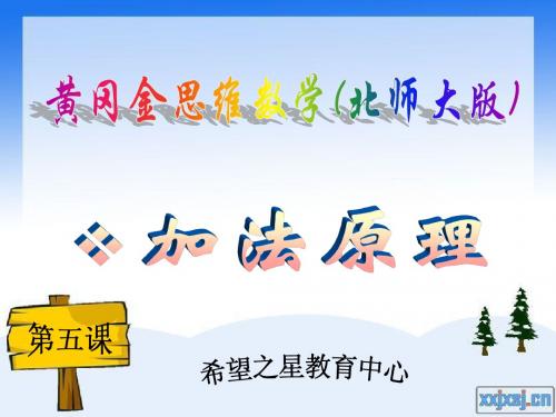 黄冈数学第五讲