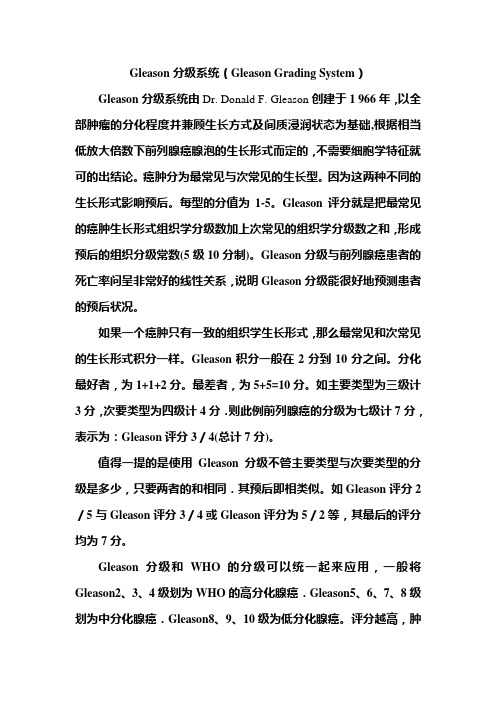 Gleason分级系统