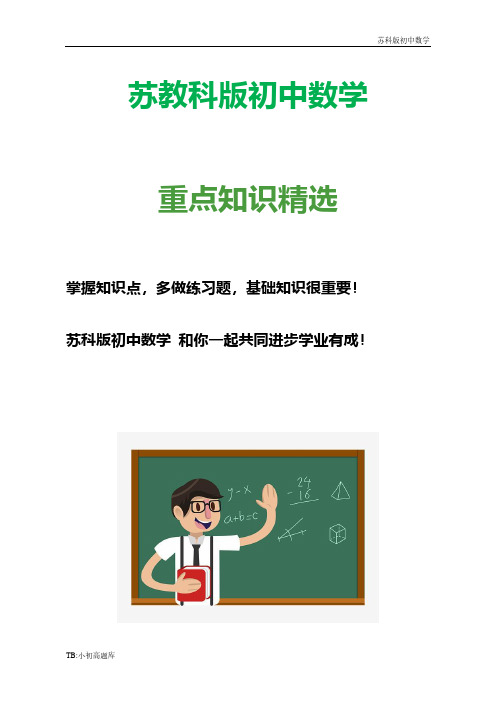 苏教科版初中数学七年级下册七下周末练习14