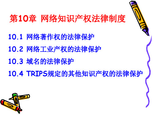 10第十章 网络知识产权课稿