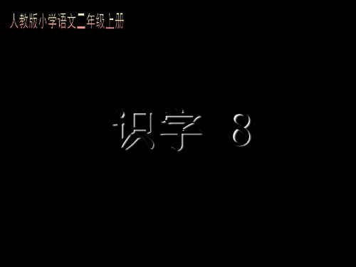 小学二年级上册语文《识字8》PPT精品课件