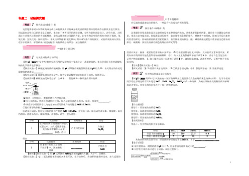 （贵阳专版）2021中考化学复习 专题2 实验探究题（精讲）检测