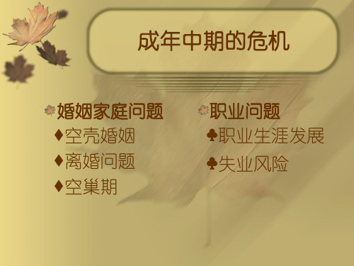 中年危机
