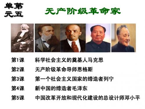 科学社会主义的奠基人马克思