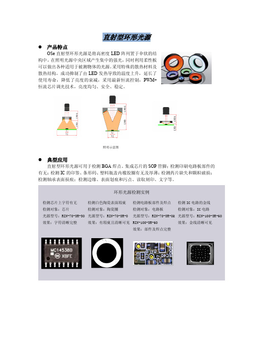 直射型环形光源 - 东冠科技(上海)有限公司