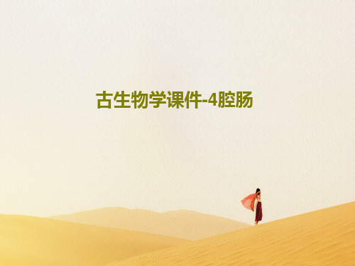 古生物学课件-4腔肠共68页