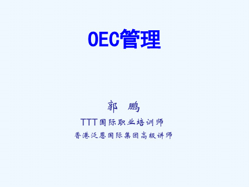 完整版OEC管理法