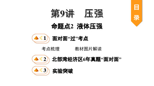 2020届中考物理复习课件：命题点2    液体压强