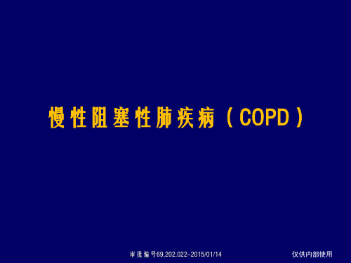 《copd疾病知识》ppt课件