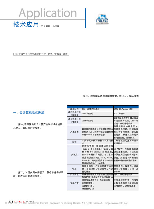 云计算与SOA的融合及标准化