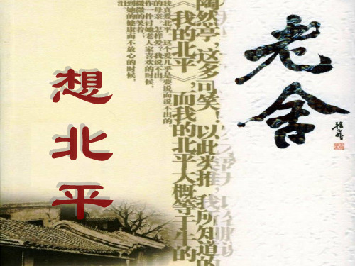 想北平ppt课件二十一