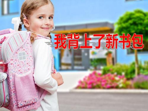 《我背上了新书包》我上学了2优选公开课精品PPT