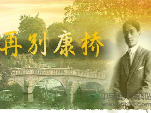 优质课一等奖高中语文必修一《再别康桥》 (28)