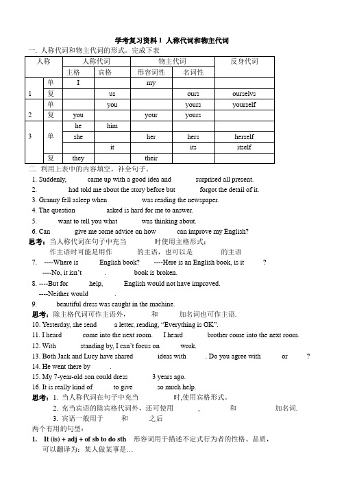 湖南省学考复习1