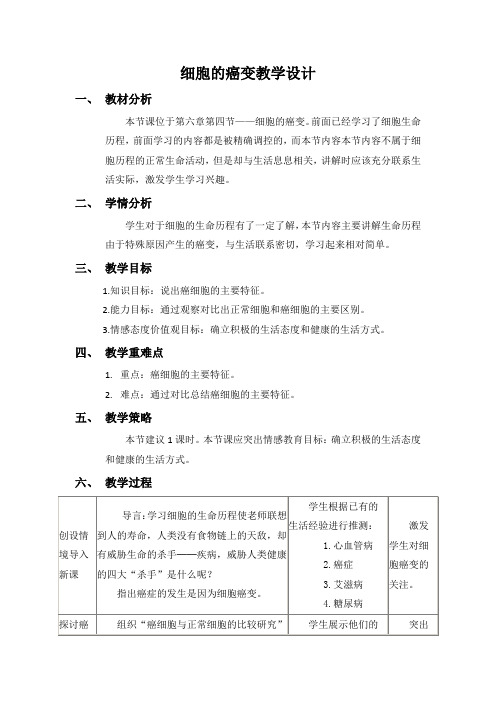 6.4细胞的癌变