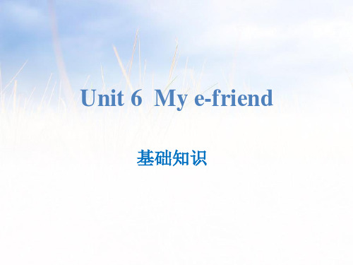 1牛津译林版英语5年级 My e-friend