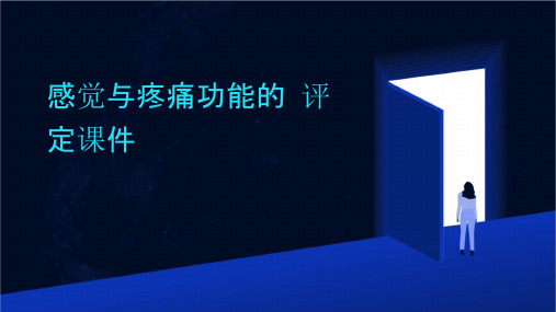 感觉与疼痛功能的评定课件