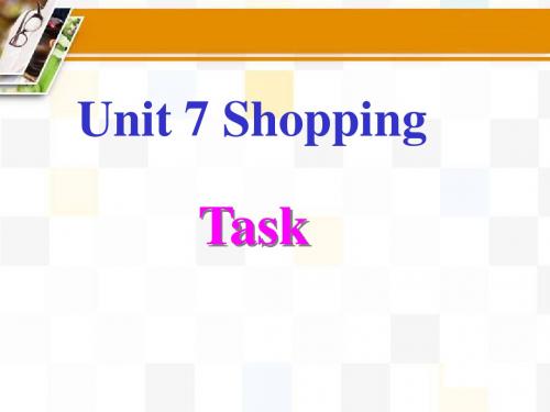 牛津译林版七年级英语上册Unit7  Task参考课件 (共25张PPT)