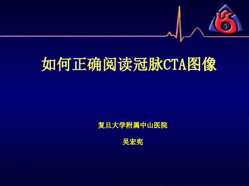 冠脉CTA读片(非常经典)ppt课件