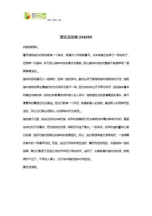 爱乐活攻略246393