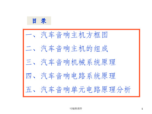 车载CD电路讲解PPT课件