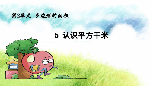 秋五年级上册数学课件2.5 认识平方千米∣苏教版(共25张PPT)