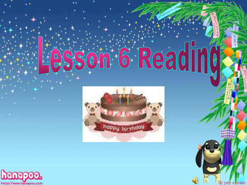 中职《英语》第二册 Lesson 6