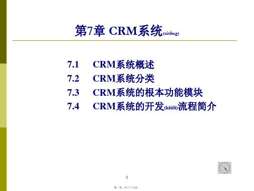 第07章CRM系统