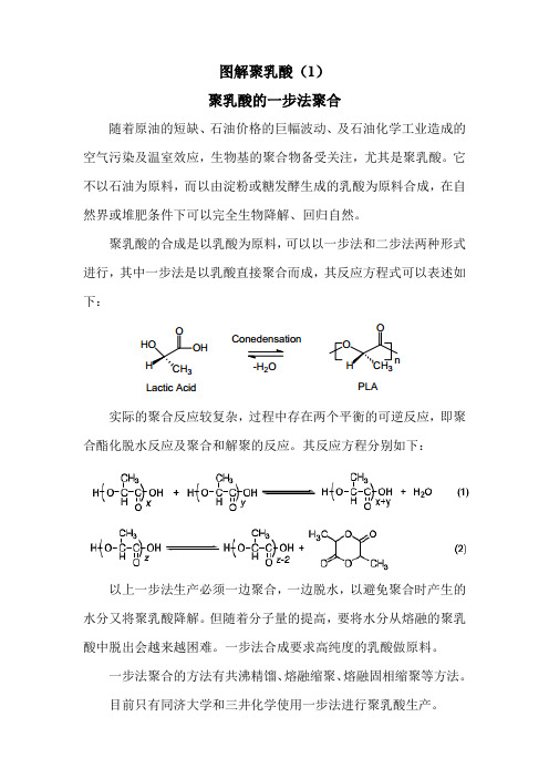 图解聚乳酸(1)聚乳酸的一步法聚合