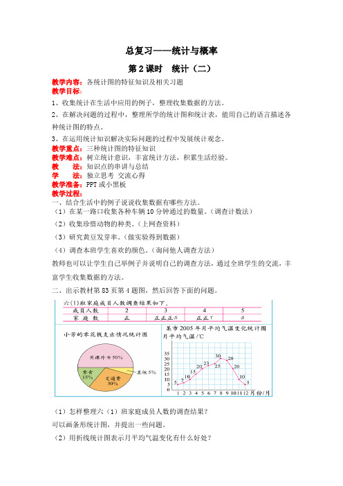 《统计(二)》教案 高效课堂 获奖教学设计