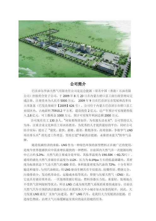 巴彦淖尔华油天然气有限责任公司