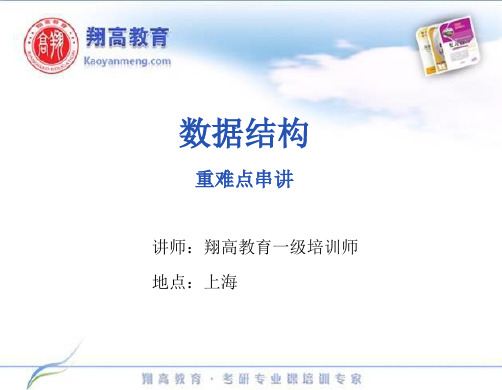 计算机统考重难点班讲义(数据结构)-第一讲