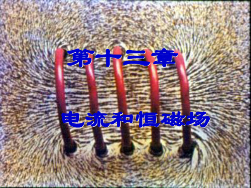 大学物理电流与磁场PPT课件