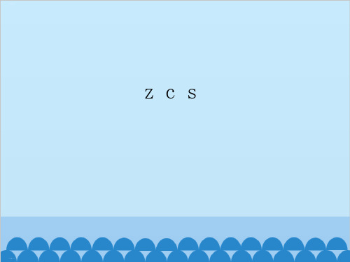 人教部编版《zcs》上课课件1