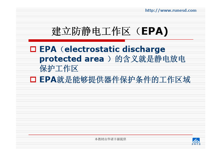 防静电建立EPA区域
