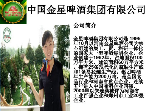 某啤酒公司的SWOT分析PPT(24张)