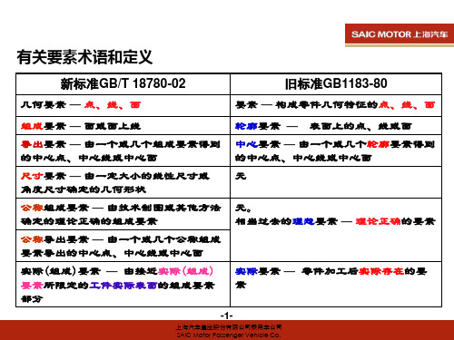 新老标准对照