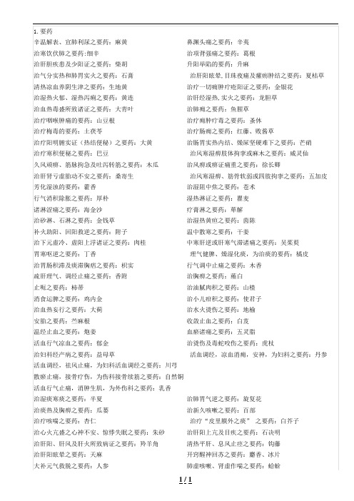 执业中药师中药学专业知识二