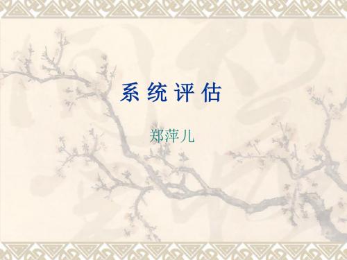 神经系统评估