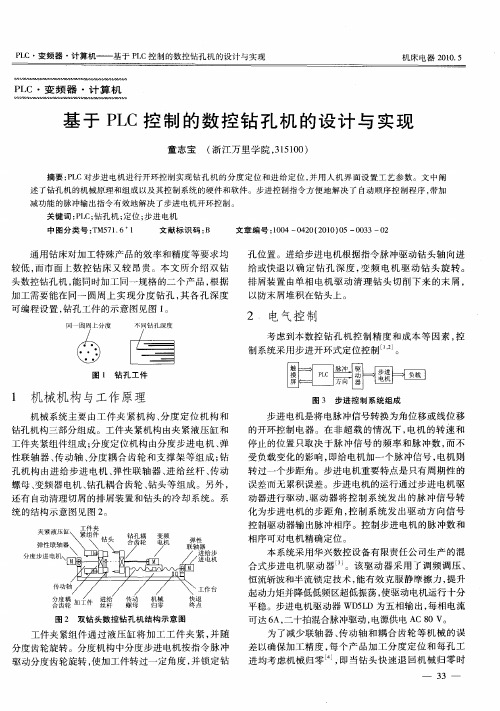 基于PLC控制的数控钻孔机的设计与实现