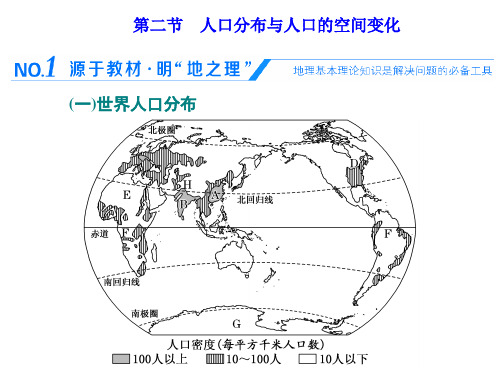 第二节 人口分布与人口的空间变化