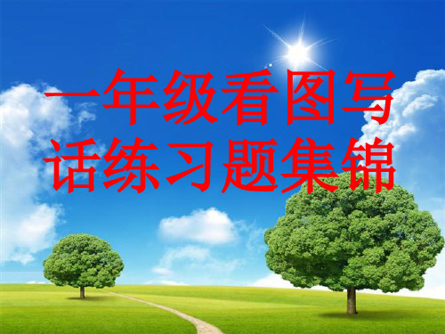 一年级下册语文课件-看图写话练习 人教(部编版)(28页PPT)