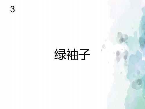 人教版-音乐-九年级下册-《绿袖子》教学课件