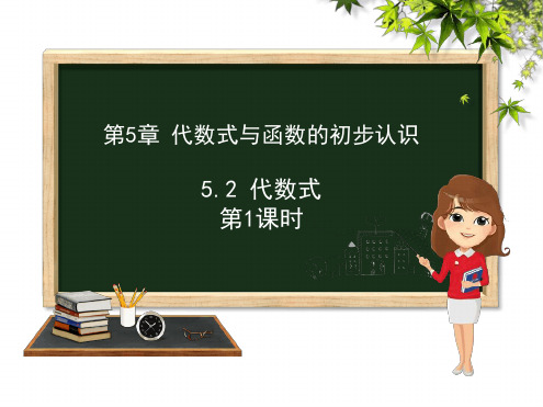 青岛版七年级上册数学第5章52代数式第1课时课件共16张