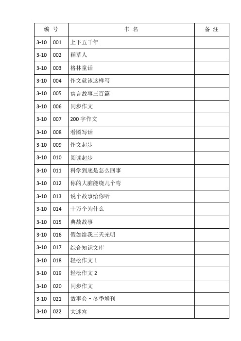 图书登记册