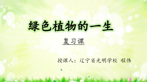 绿色植物的一生(复习课)
